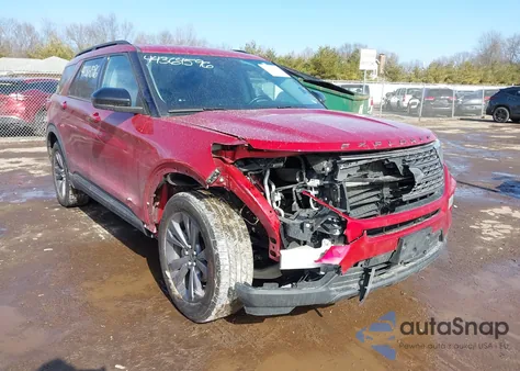 2022 Ford Explorer Xlt z USA, uszkodzony, nr VIN 1FMSK8DH5NGC44724